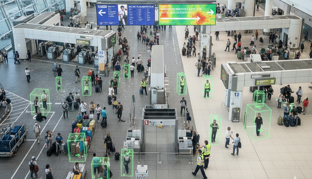 Curb to Gate Passenger Flow